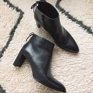 stuart weitzman lofty leather booties
